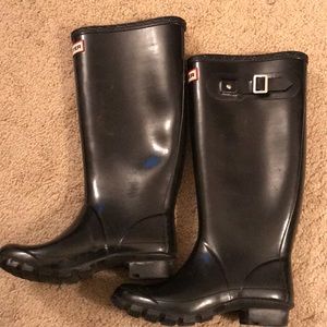 Black Huntress (wide calf) Hunter Size5 Rain Boot
